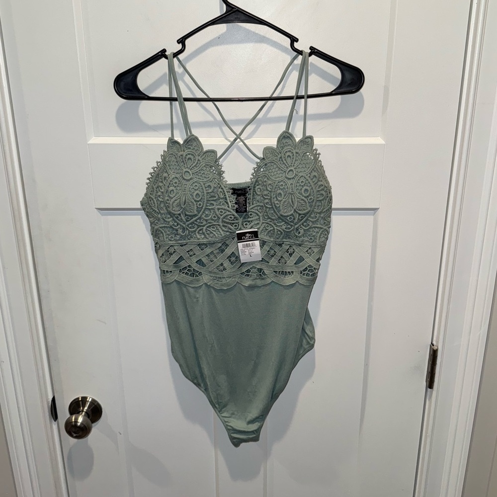 Rue21 Crotchet Lace Bodysuit